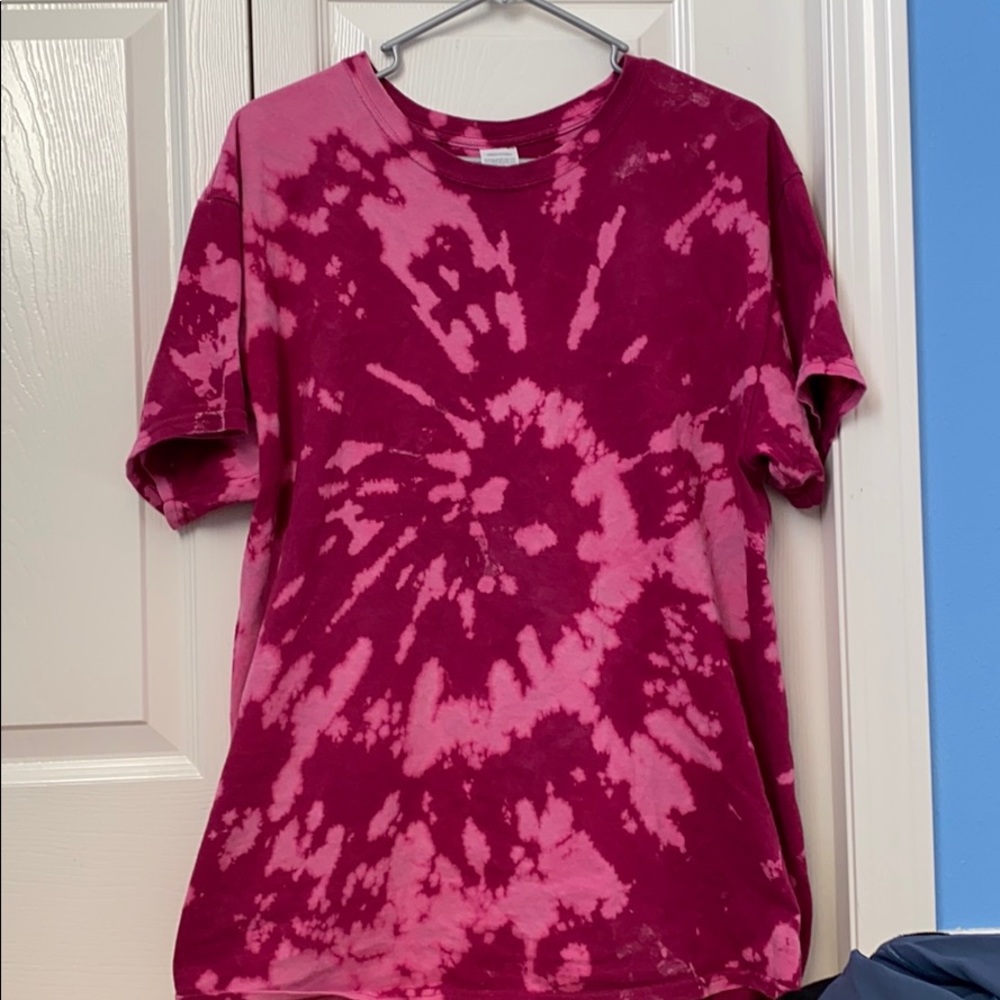 PINK TRENDY BLEACHED SHIRT